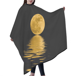 Personality  Full Moon Over Night Water Hair Cutting Cape