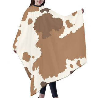 Personality  Cow Skin Hair Cutting Cape