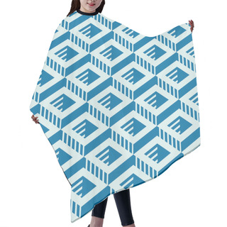 Personality  Graphic Simple Ornamental Tile Pattern  Hair Cutting Cape