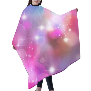 Personality  Bokeh Blurred Lights Background Hair Cutting Cape