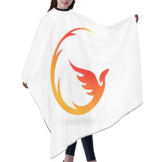 Personality  Abstract Phoenix Business Logo Design Symbol Vector Hair Cutting Cape