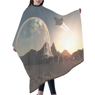 Personality  Spacecraft Hair Cutting Cape