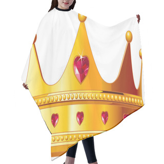 Personality  Kings Crown Hair Cutting Cape
