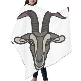 Personality  Goat Head Icon Hair Cutting Cape