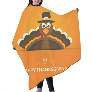 Personality  Happy Thanksgiving Celebration Design Hair Cutting Cape