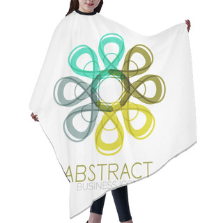 Personality  Symmetric Abstract Geometric Shape Hair Cutting Cape