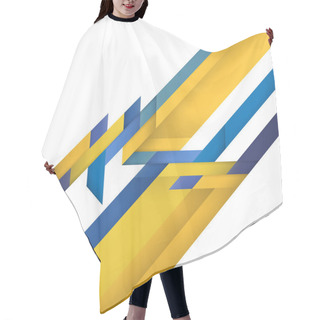 Personality  Modern Abstract Colorful Background Hair Cutting Cape