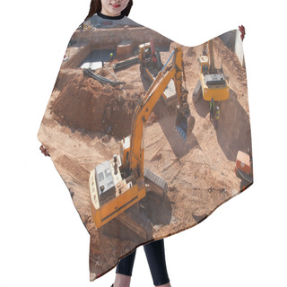 Personality  Construction Site Hair Cutting Cape