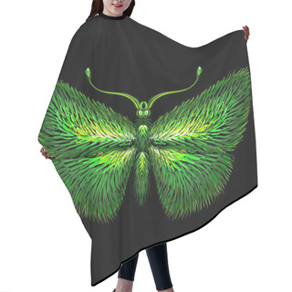 Personality  Vector Logo Butterfly For Tattoo Or T-shirt Design Or Outwear Hair Cutting Cape