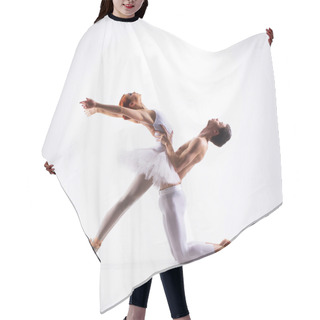 Personality  Couple Of Ballet Dancers Hair Cutting Cape