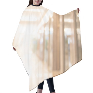 Personality  Abstract Blur Shopping Mall Background Hair Cutting Cape