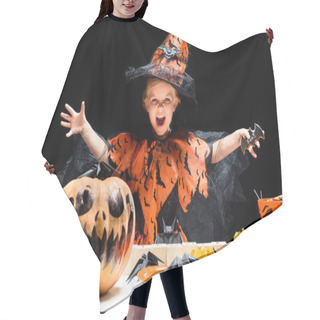 Personality  Little Evil Witch Hair Cutting Cape