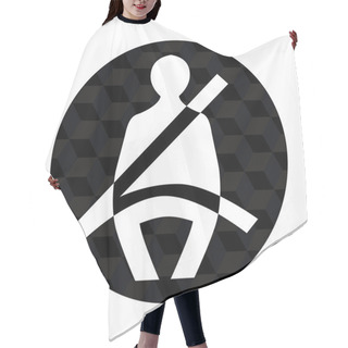 Personality  Seatbelt Icon Hair Cutting Cape