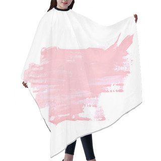 Personality  Smudged Splash Of Paint Isolated Hair Cutting Cape