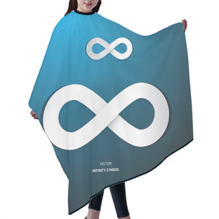 Personality  Vector Infinity Symbol Hair Cutting Cape