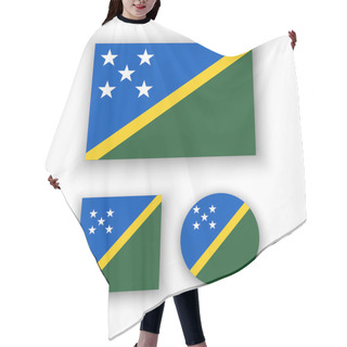 Personality  Flag Of The Solomon Islands Hair Cutting Cape