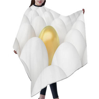 Personality  Golden Egg Indicates Odd One Out And Alone Hair Cutting Cape