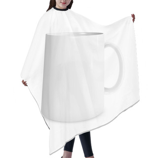 Personality  Realistic White Cup Hair Cutting Cape