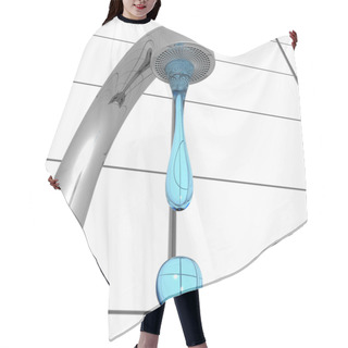 Personality  Faucet Water Dripping Hair Cutting Cape