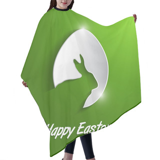 Personality  Paper Egg With Shadow Easter Card Hair Cutting Cape