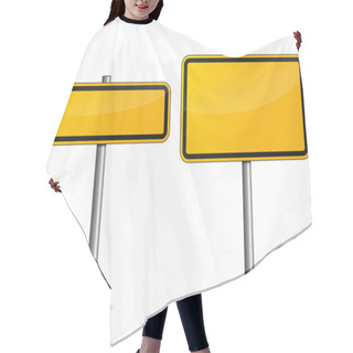 Personality  Road Sign Hair Cutting Cape
