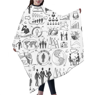 Personality  Sketch Business Seamless Hair Cutting Cape