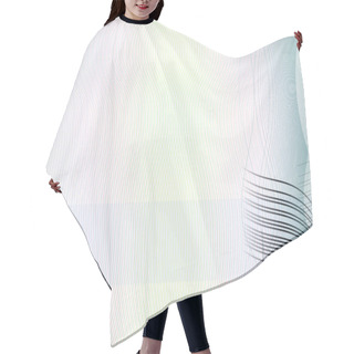 Personality  Paper Design With Mesh Pattern Hair Cutting Cape