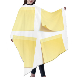 Personality  Yellow Stick Note Hair Cutting Cape