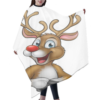 Personality  Christmas Reindeer Cartoon Hair Cutting Cape