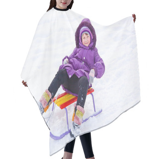 Personality  Sled Hair Cutting Cape