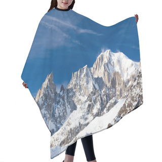 Personality  South Face Of Mont Blanc Highest Mountain  Hair Cutting Cape