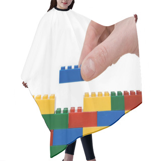 Personality  Lego Wall Hair Cutting Cape
