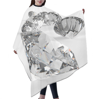 Personality  Diamonds 3d In Composition Hair Cutting Cape