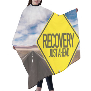 Personality  Recovery Just Ahead Sign Hair Cutting Cape