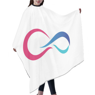 Personality  Infinity S Logo Hair Cutting Cape