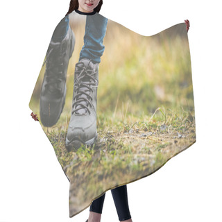 Personality  Shoes In A Forest Hair Cutting Cape