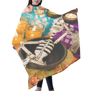 Personality  Mexican Day Of The Dead Offering (Dia De Muertos) Hair Cutting Cape