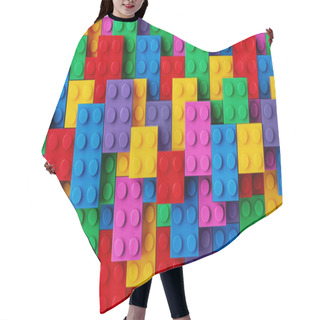 Personality  Plastic Toy Blocks Background Hair Cutting Cape