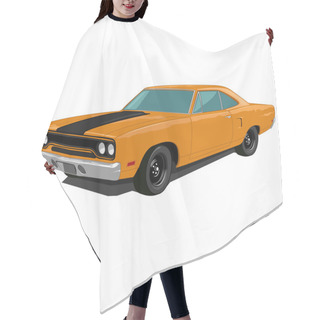 Personality  Muscle Car Icon Hair Cutting Cape
