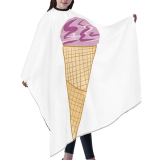 Personality  Ice Cream Cone Hair Cutting Cape