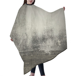 Personality  Old Concrete Wall Texture Hair Cutting Cape