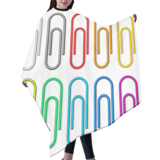 Personality  Paper Clips. Hair Cutting Cape