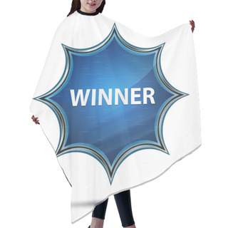 Personality  Winner Magical Glassy Sunburst Blue Button Hair Cutting Cape