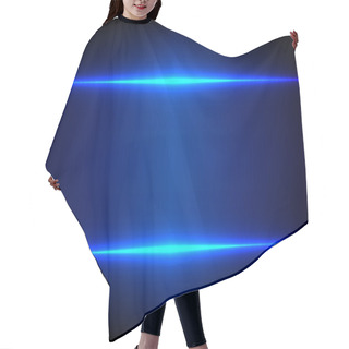 Personality  Abstract Blue Light Effect Background Hair Cutting Cape