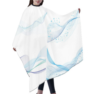 Personality  Water Background Hair Cutting Cape