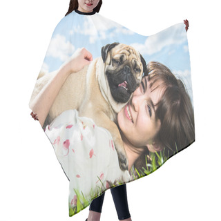 Personality  Dog Mops Hair Cutting Cape