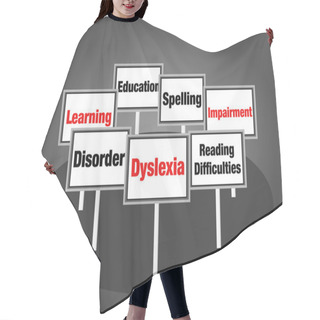 Personality  Dyslexia Signs Hair Cutting Cape