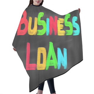 Personality  Business Loan Concept Hair Cutting Cape