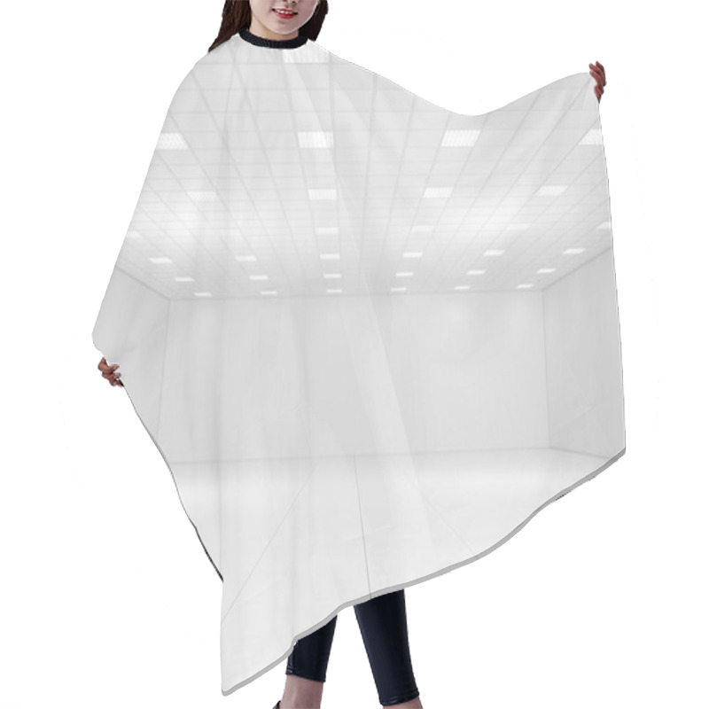 Personality  Empty White Room Hair Cutting Cape