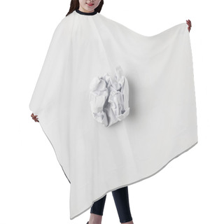 Personality  Crumpled Paper Hair Cutting Cape